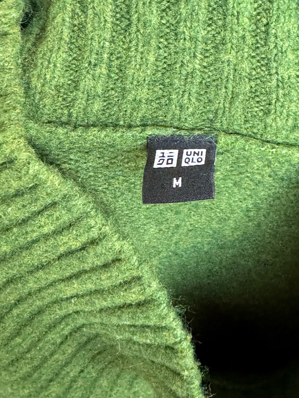 Uniqlo Green Women's Turtleneck Sweater